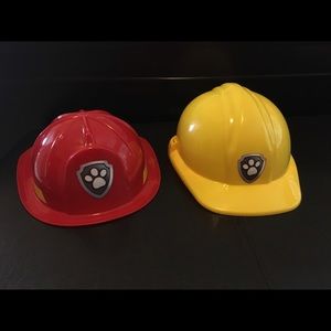 Marshall and Rubble Hard Hats
